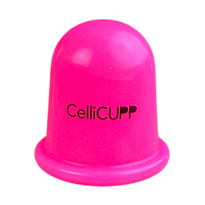 CelliCUPP® cupping tool for cellulite prevention and smoothing, whole body tension, detoxification, digestion, and aesthetic benefits. From face to feet this versatile size is perfect for staring your cupping regimen or for medium sized areas on the body.